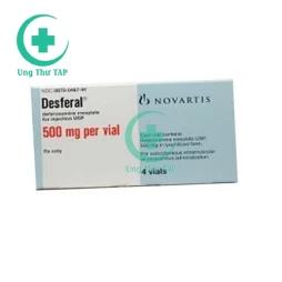 Desferal 500mg Novartis - Thuốc điều trị thừa Sắt hiệu quả